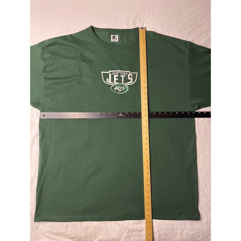 Vintage Starter New York Jets T Shirt Men's XXL Green Embroidered Logo USA Made - Picture 5 of 7